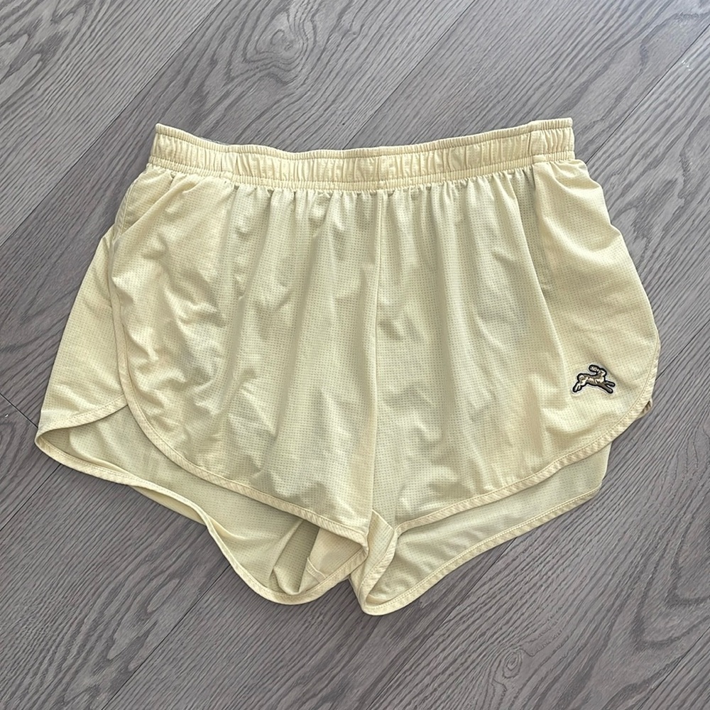 Tracksmith Twilight Split Shorts Women's - Medium - Yellow